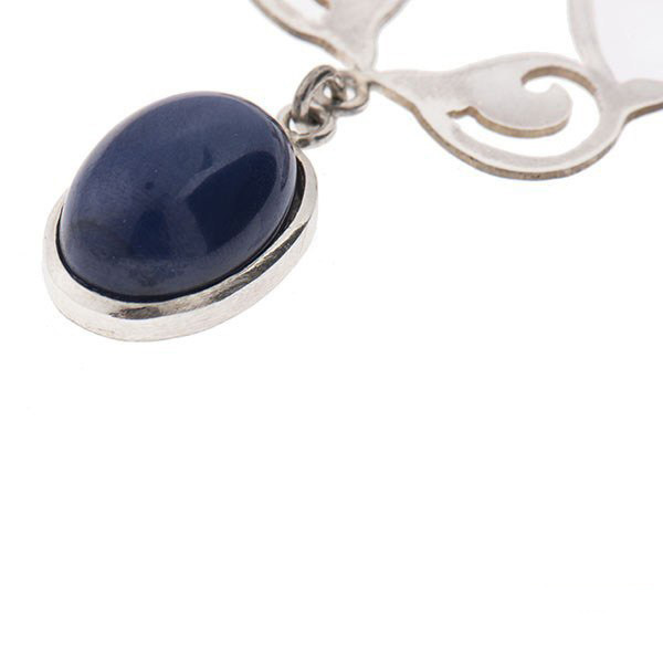 آویز گردنبند نقره زنانه طرح اسلیمی کد 125007 آویز گردنبند نقره زنانه طرح اسلیمی کد 125007