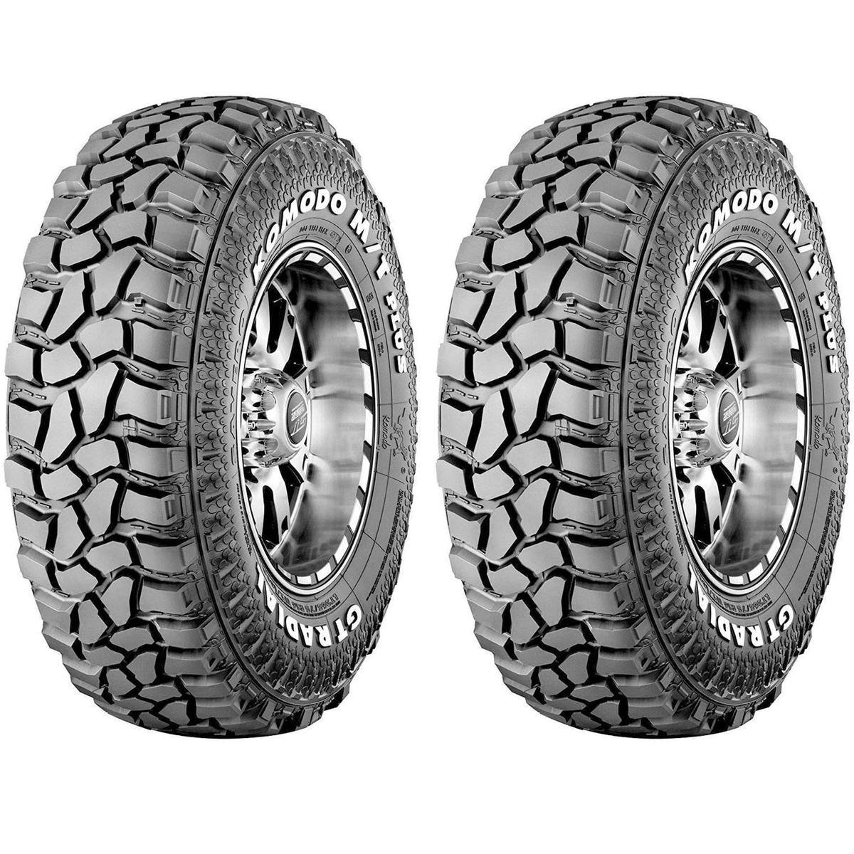 لاستیک خودرو جی تی رادیال مدل KOMODO M/T PLUS سایز 265/70R17 - دو حلقه