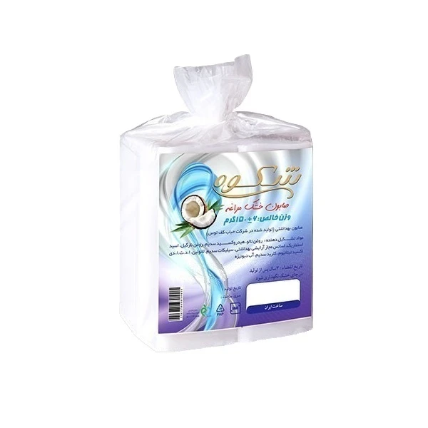 صابون شستشو شکوه مدل مراغه وزن 150 گرم بسته 4 عددی