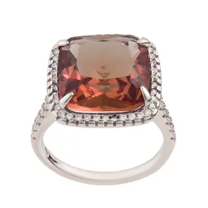  انگشتر نقره زنانه بازرگانی میلادی کد AWR-248