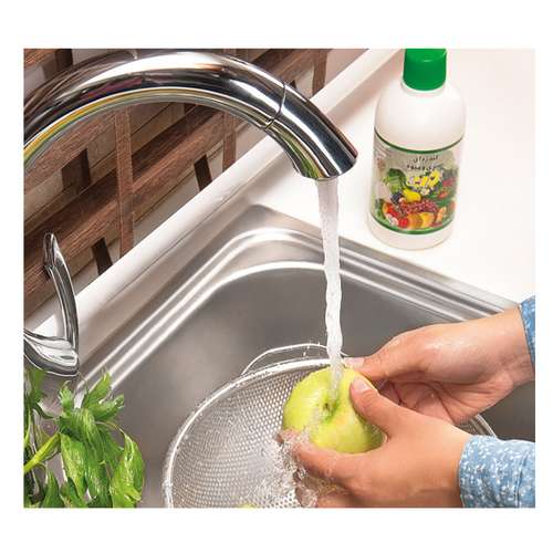 مایع ضدعفونی کننده میوه و سبزیجات من مدل WT حجم 500 میلی لیتر