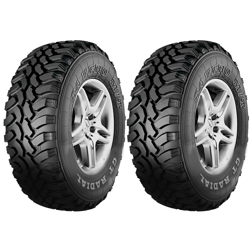 لاستیک خودرو جی تی مدل SAVERO M/T  سایز 33/12.5R15 - دو حلقه