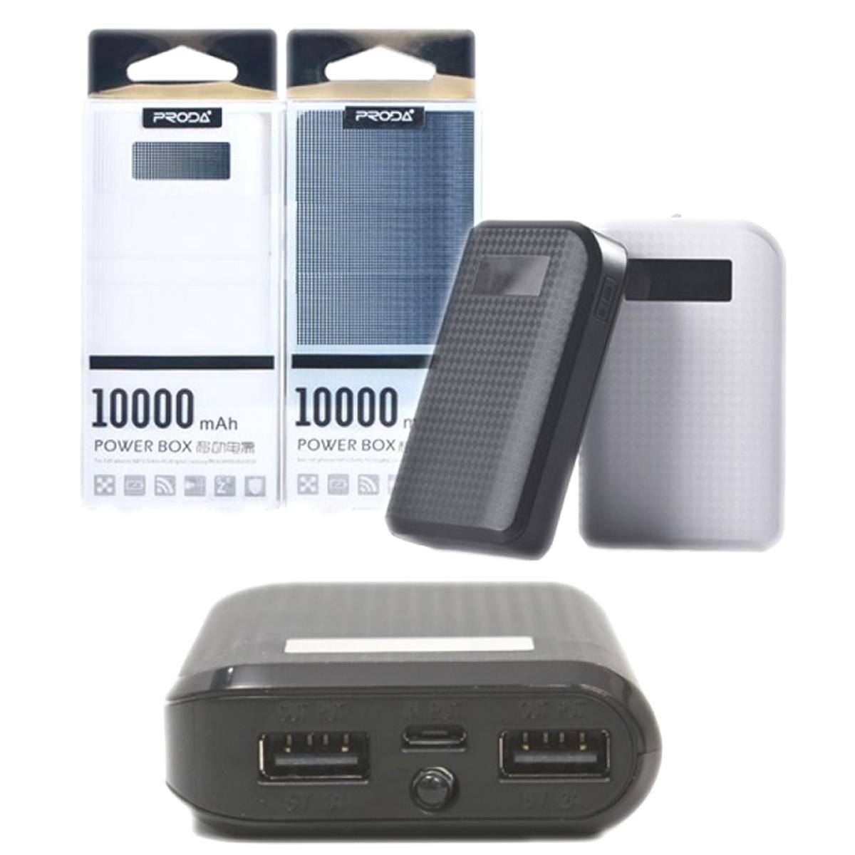 شارژر همراه پرودا مدل Power Box ظرفیت 10000 میلی آمپر ساعت