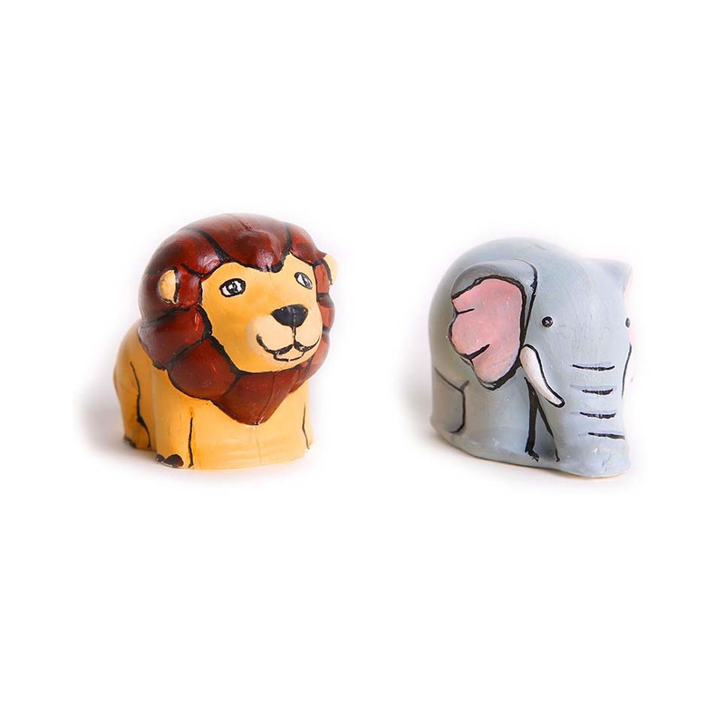 بازی آموزشی جی جی وی جی مدل  رنگ آمیزی  Lion and Elephant