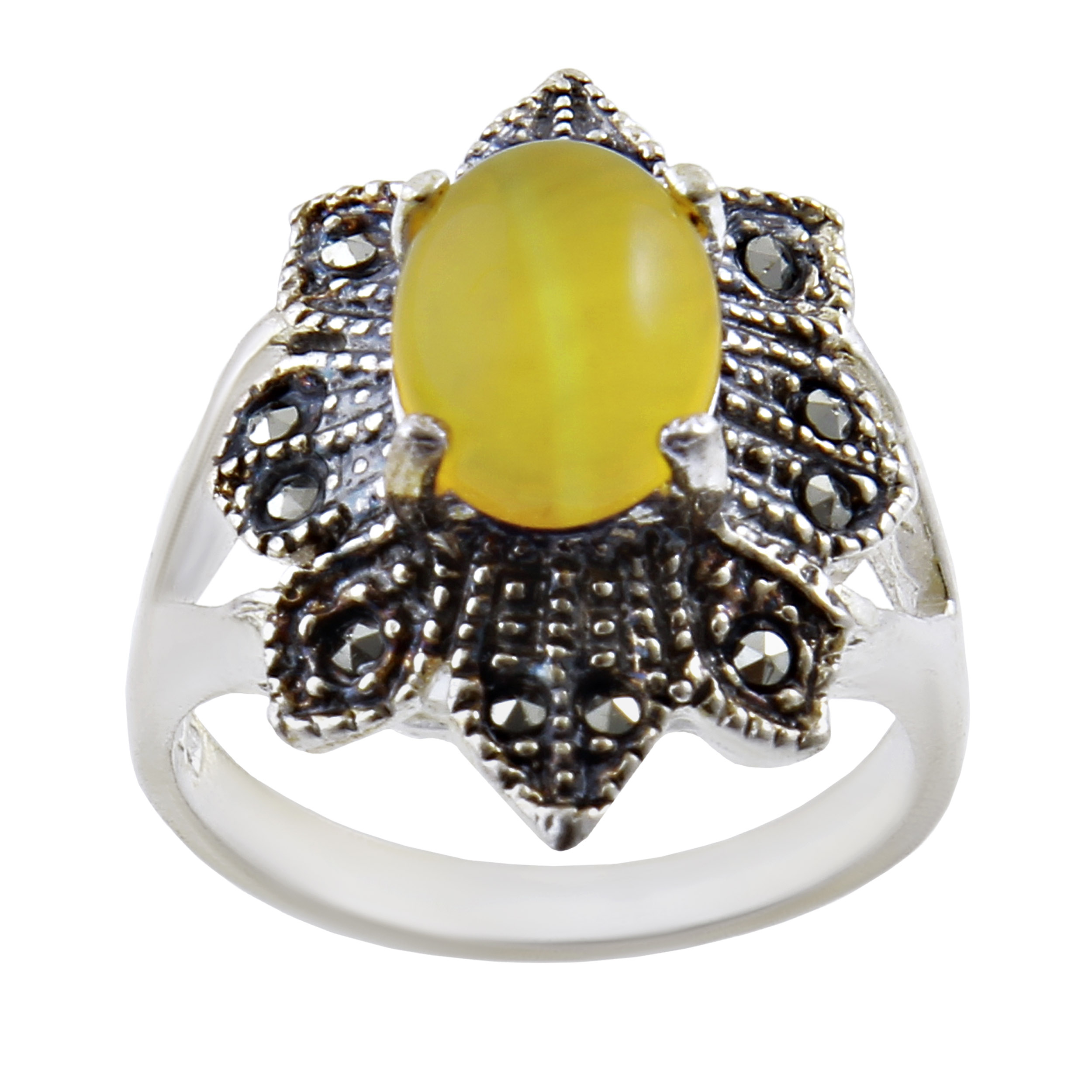 انگشتر نقره زنانه بازرگانی میلادی کد AW_264