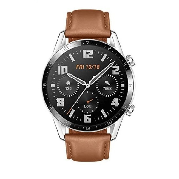 ساعت هوشمند هوآوی مدل WATCH GT 2 LTN-B19 46 mm بند چرمی