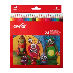  مداد رنگی 24 رنگ اونر مدل 141624 Monsters