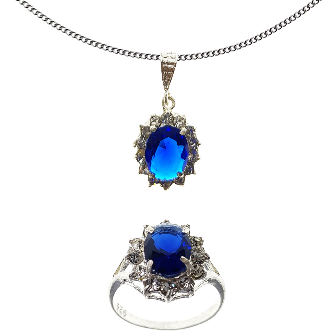 نیم ست نقره زنانه سلین کالا مدل Ce-yaghab9