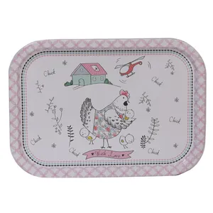 سینی طرح خروس کد 002
