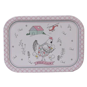 سینی طرح خروس کد 002