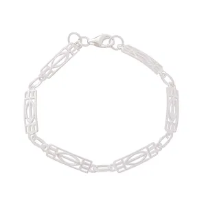 دستبند نقره زنانه کد B598