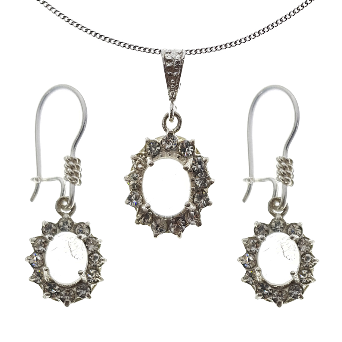 نیم ست نقره زنانه سلین کالا مدل Ce-dor8