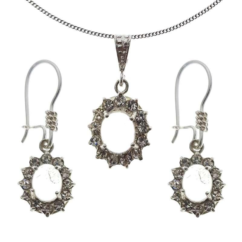 نیم ست نقره زنانه سلین کالا مدل Ce-dor8 نیم ست نقره زنانه سلین کالا مدل Ce-dor8