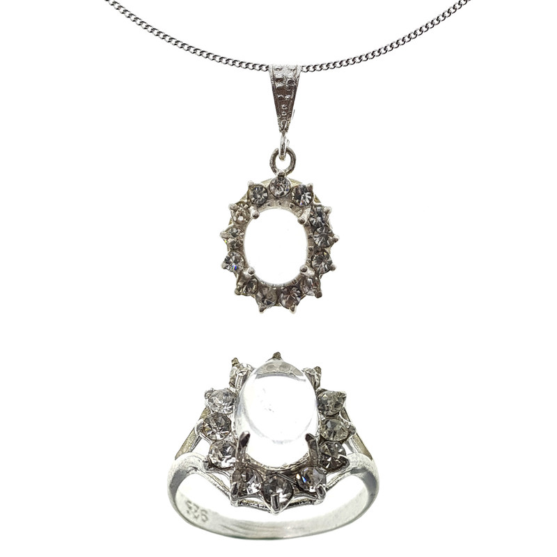 نیم ست نقره زنانه سلین کالا مدل Ce-dor9