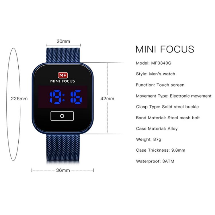 ساعت مچی دیجیتال مینی فوکوس مدل MF0340G.04 -  - 4