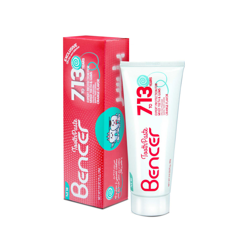 خمیر دندان کودک بنسر مدل 7To13 حجم 75 میلی لیتر خمیر دندان کودک بنسر مدل 7To13 حجم 75 میلی لیتر