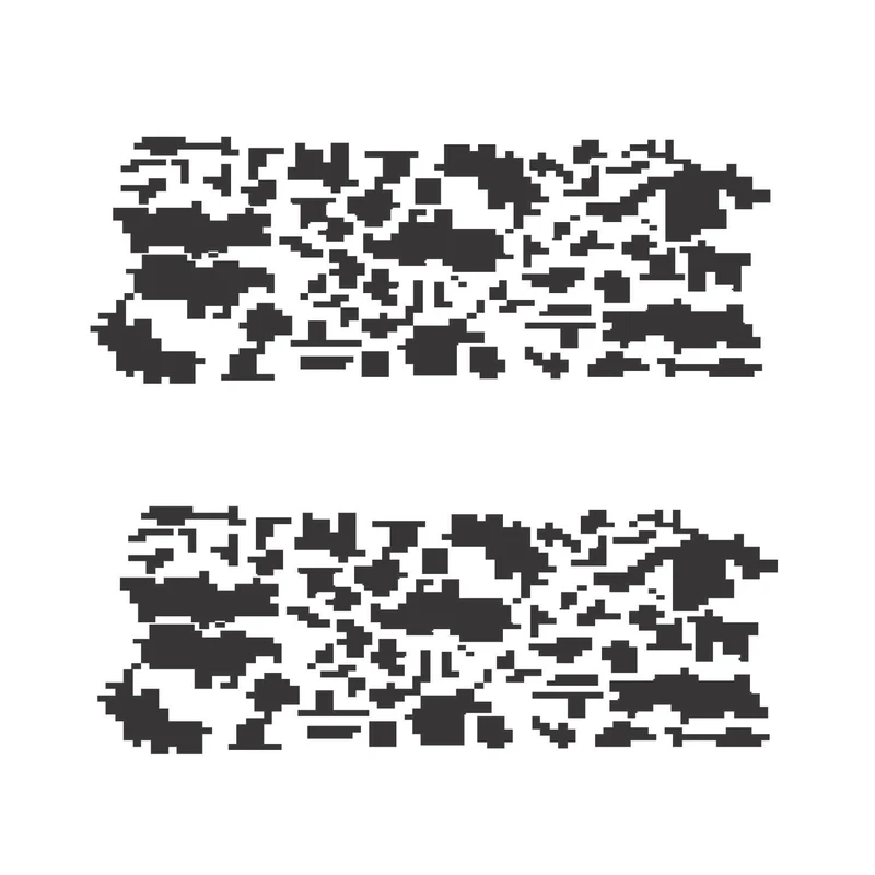 برچسب بدنه خودرو طرح شطرنجی کد G101 ۲ بسته ۲ عددی