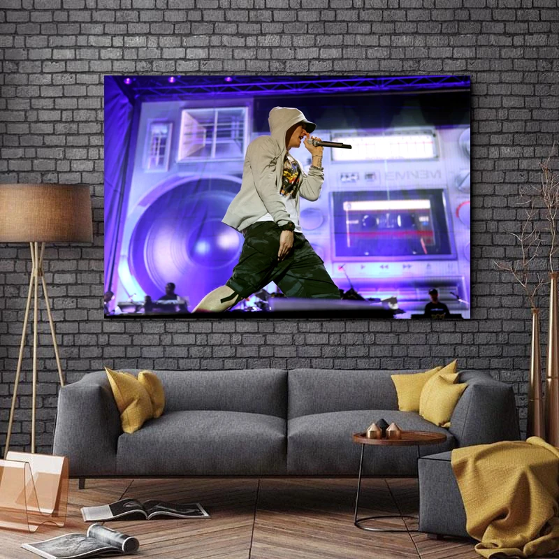 تابلو شاسی طرح بزرگان موسیقی جهان مدل Eminem کد A94