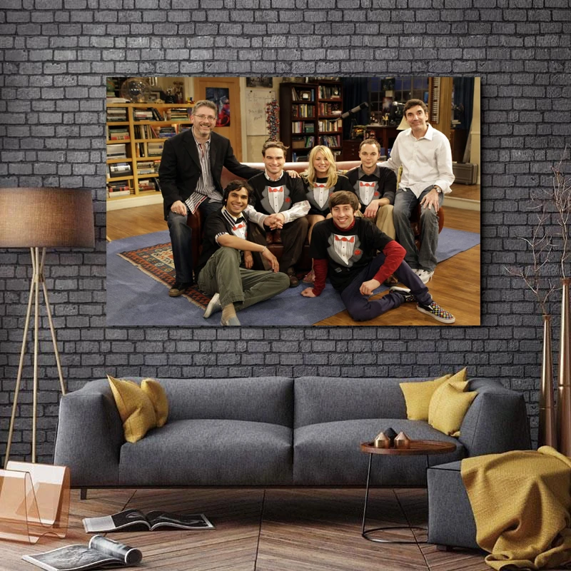 تابلو شاسی طرح سینما مدل Big Bang Theory کد A125