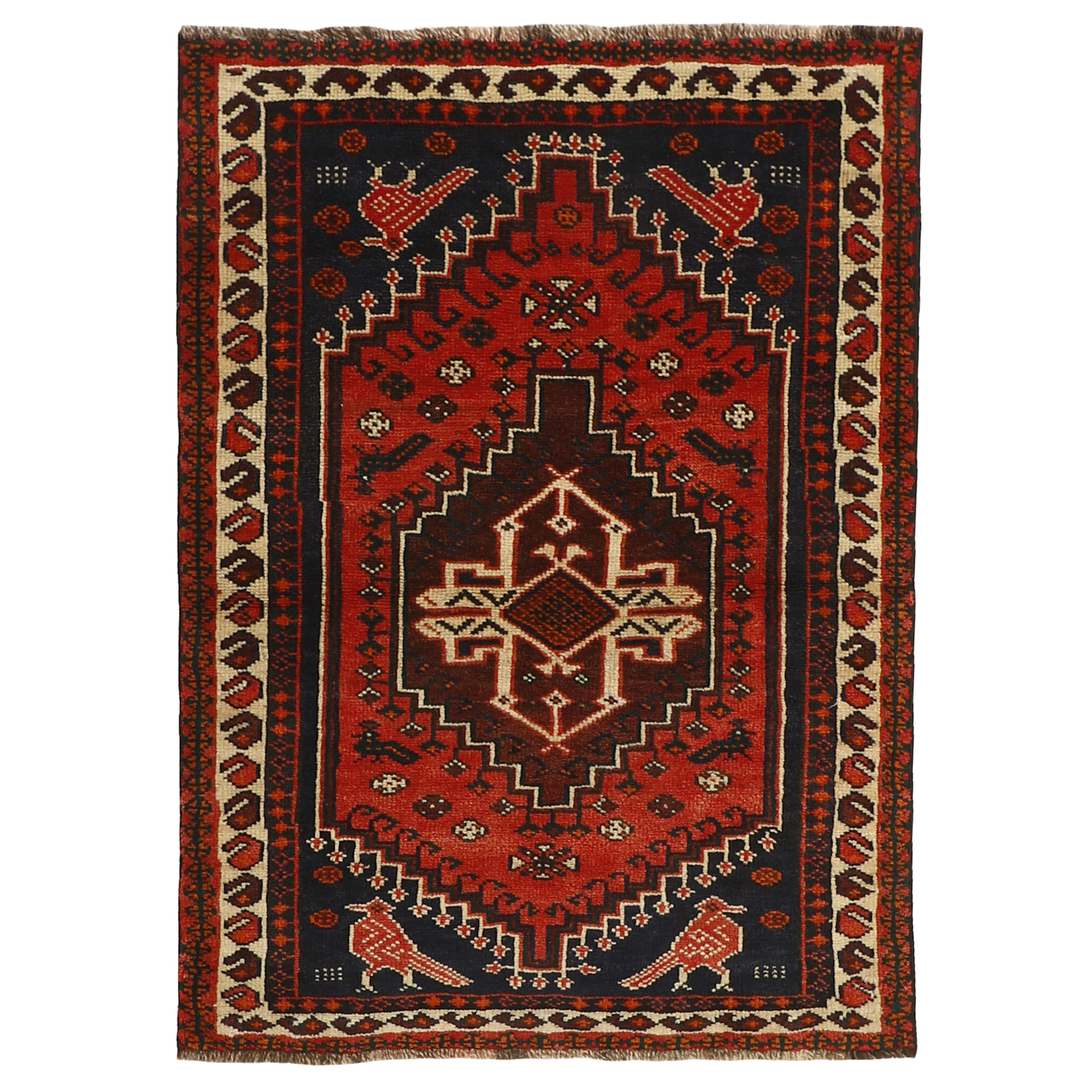  فرش دستبافت یک و نیم متری مدل شیراز کد 503752