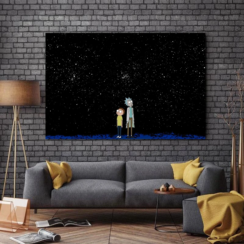 تابلو شاسی طرح انیمیشن مدل Rick And Morty کد A143