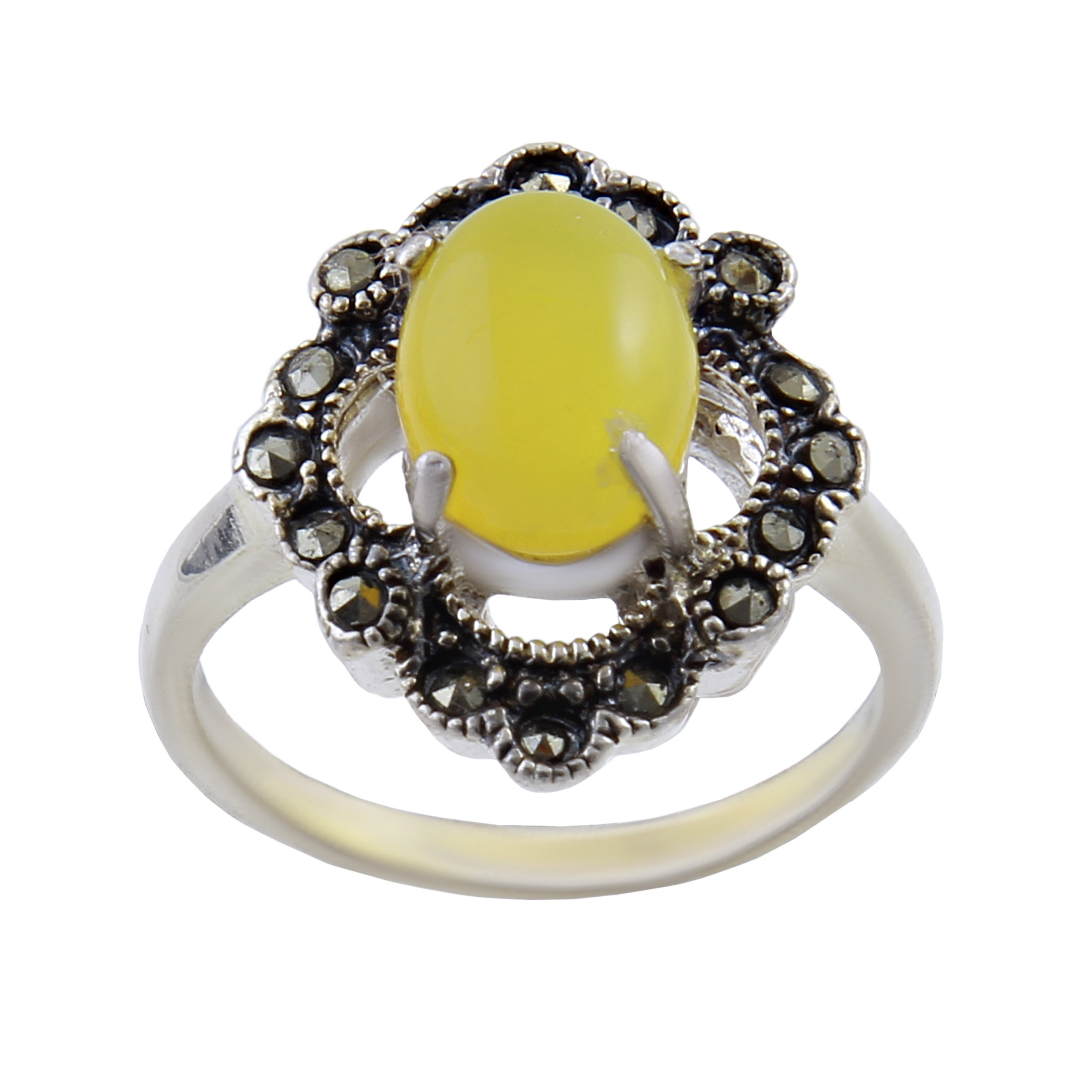 انگشتر نقره زنانه بازرگانی میلادی کد AW_268