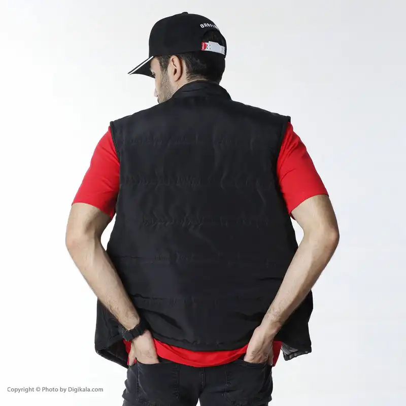 جلیقه ورزشی مردانه مدل  black-2S19