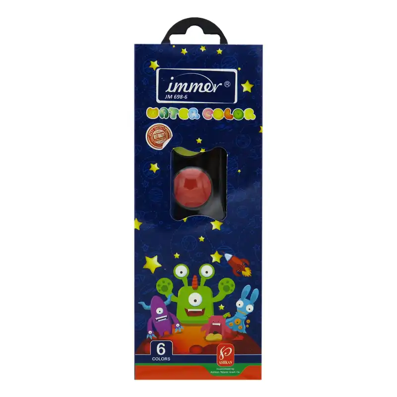 آبرنگ 6 رنگ ایمر کد JM-698-6
