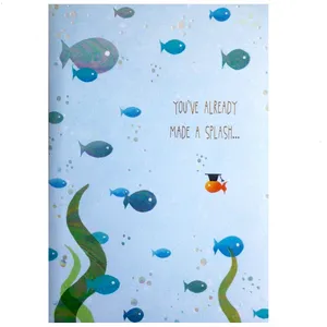  کارت پستال پاپیروس طرح ماهی کد 287