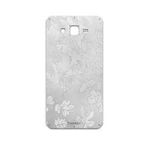 MAHOOT Silver-Wildflower Cover Sticker for Samsung Galaxy J7 2015
