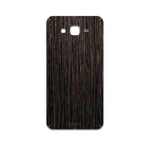 MAHOOT Dark-Gold-Stripes-Wood Cover Sticker for Samsung Galaxy J7 2015