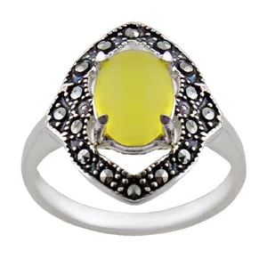 انگشتر نقره زنانه بازرگانی میلادی کد AW_269