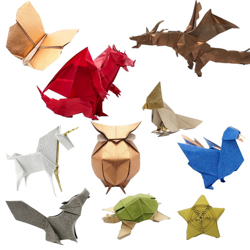 آموزش جامع اوریگامی یارمهربان مدل P45 بسته 45 عددی