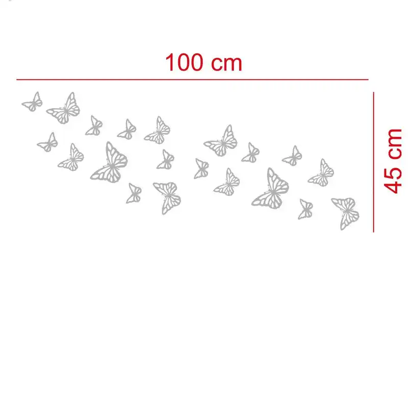 آینه طرح پروانه آرام