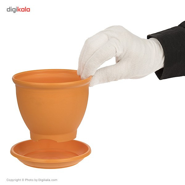 گلدان شهرآذین مدل 3012 ارتفاع 10 سانتی متر