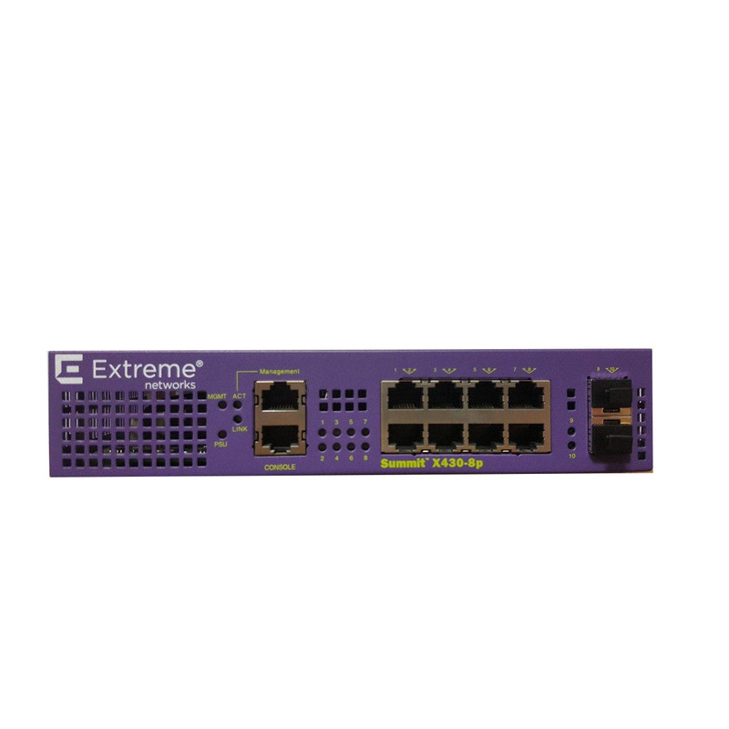 سوییچ 8 پورت POE اکستریم نتورکس مدل SummitX430-8P