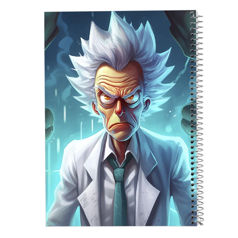 دفتر لیست خرید 50 برگ مدوپد مدل ریک اند مورتی rick&morty کد DF10810