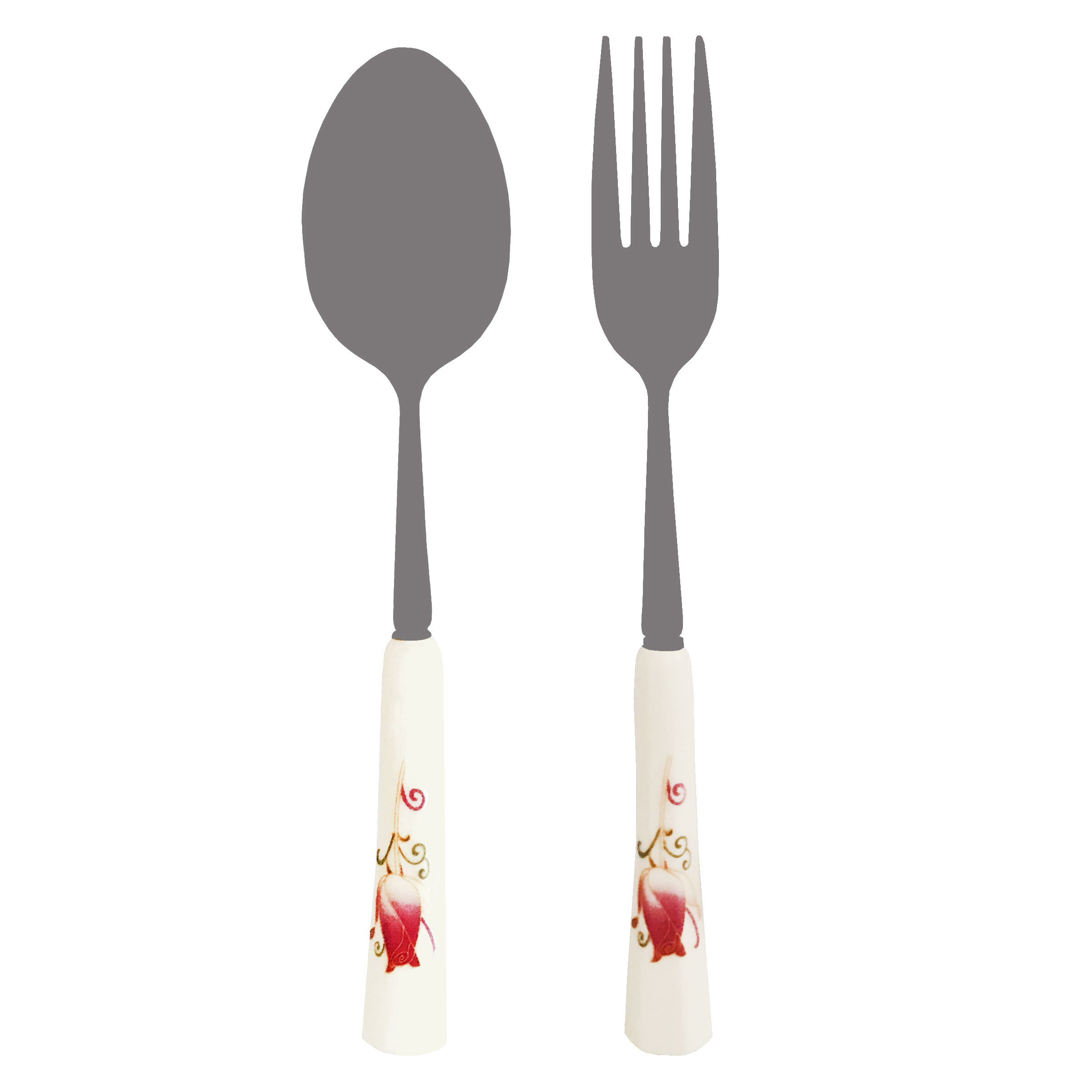 سرویس قاشق و چنگال 12 پارچه کد SP-ceramic