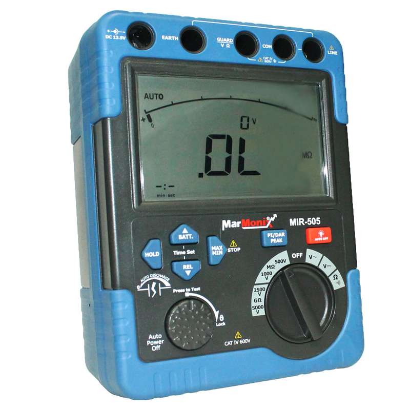 تستر مقاومت عایق مارمونیکس MIR-505 تستر مقاومت عایق مارمونیکس MIR-505