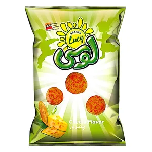 اسنک توپی پنیری لوسی - 16 گرم بسته 40 عددی