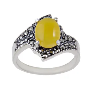 انگشتر نقره زنانه بازرگانی میلادی کد AW_273