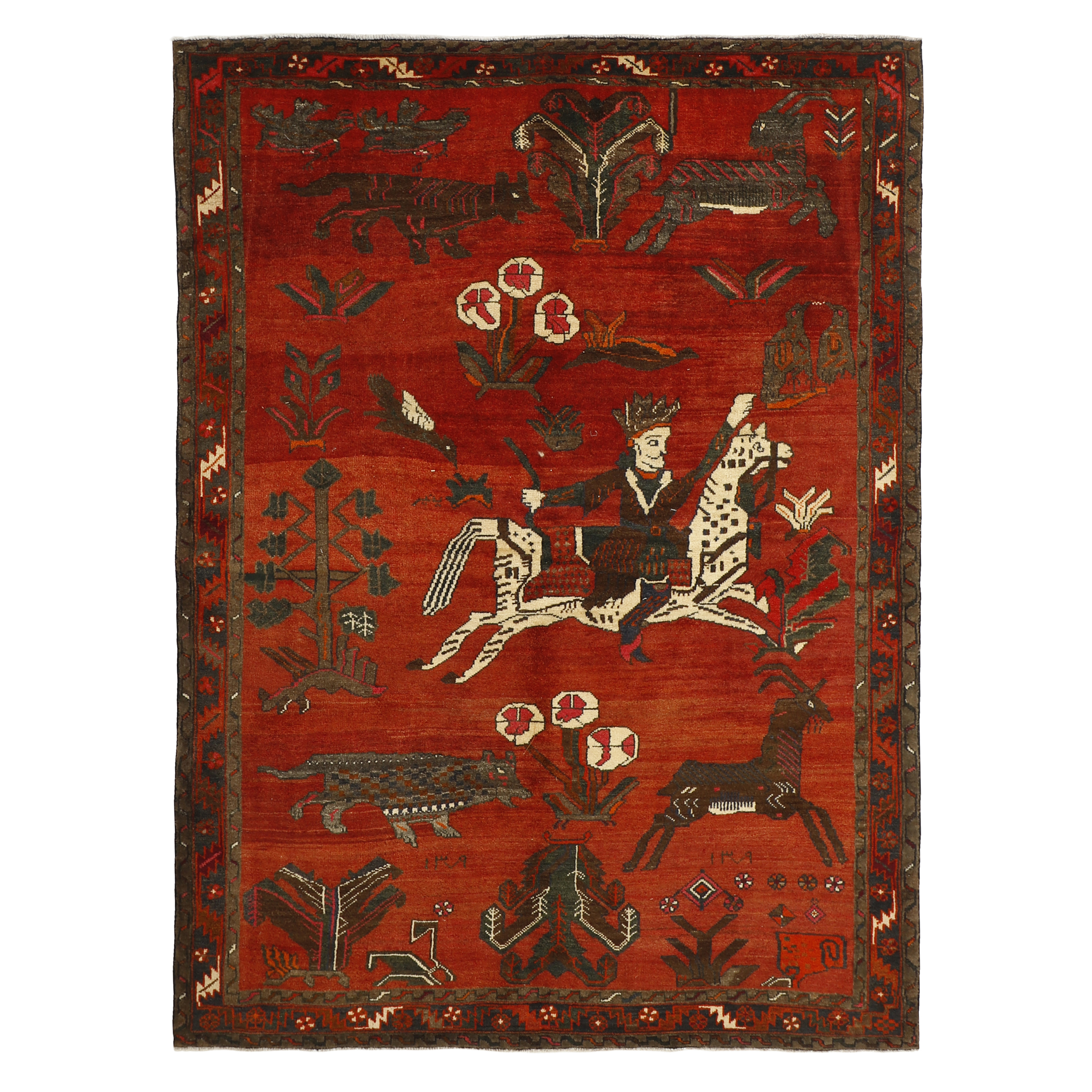  فرش دستبافت چهار متری مدل لری کد 475062