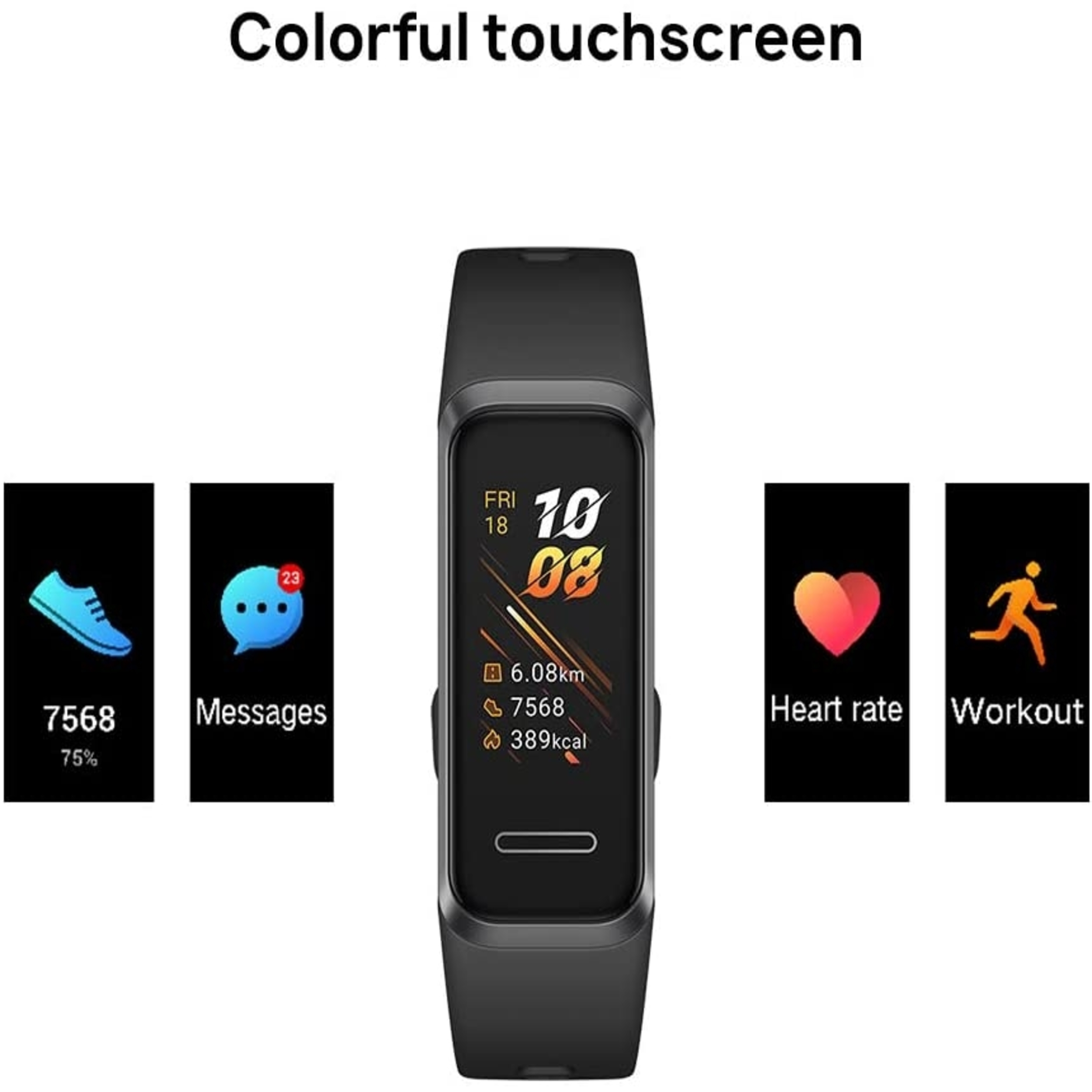 Huawei band 4 negro grafito hot sale