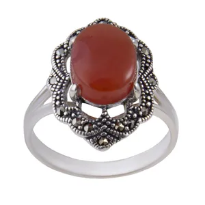  انگشتر نقره زنانه بازرگانی میلادی کد AW_278