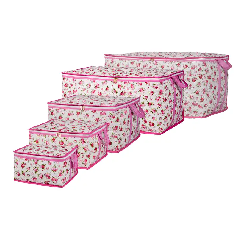 ساک لباس هومتکس مدل BS5-G-WH مجموعه 5 عددی