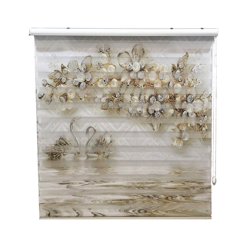 پرده زبرا مدل TD-28 سایز 135x150 سانتی‌ متر