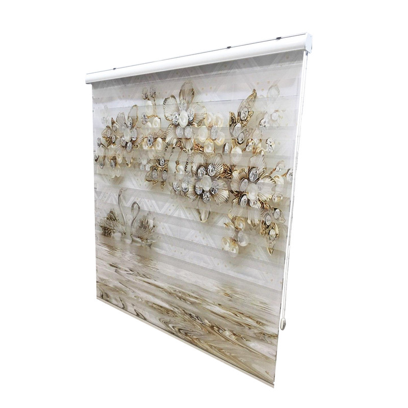 پرده زبرا مدل TD-28 سایز 135x150 سانتی‌ متر