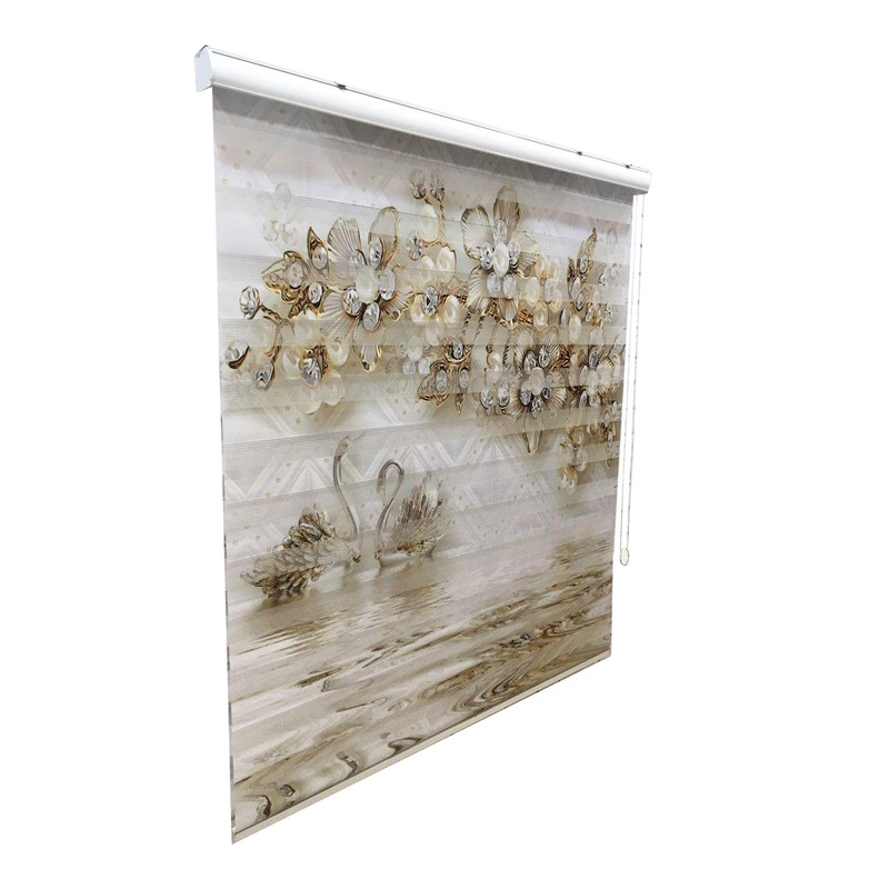 پرده زبرا مدل TD-28 سایز 135x150 سانتی‌ متر