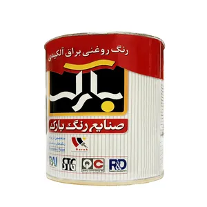  رنگ روغني براق آلكيدي بارک کد 9010 حجم 0.822 ليتر 