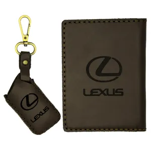  ست هدیه چرمینه اسپرت طرح لکسوس کد 51027-FOUR